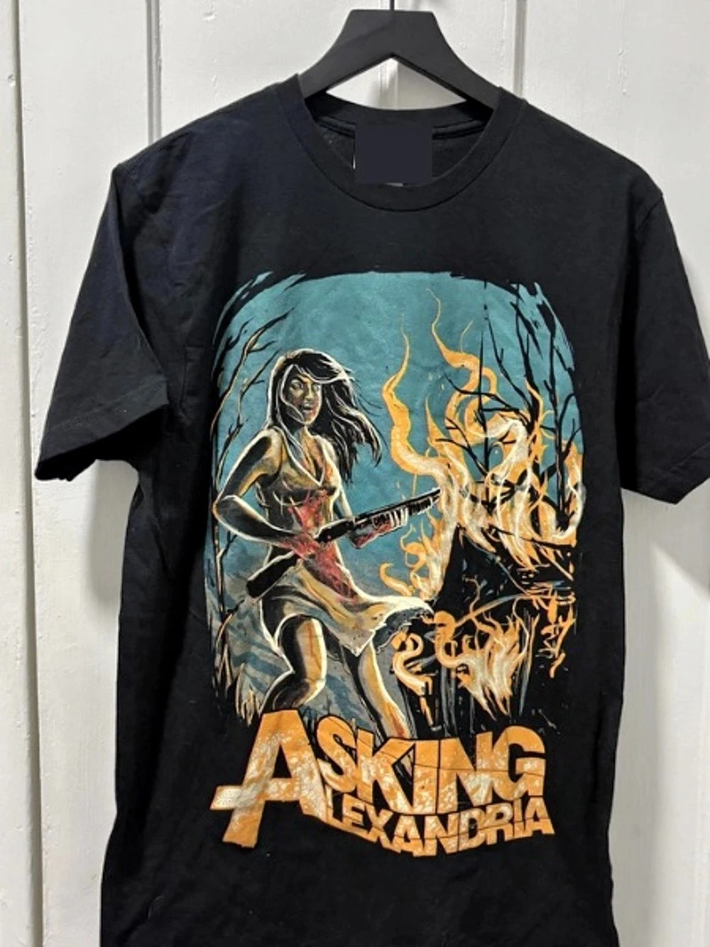 Asking Alexandria graphic tee Graphic Band Tee in Black
